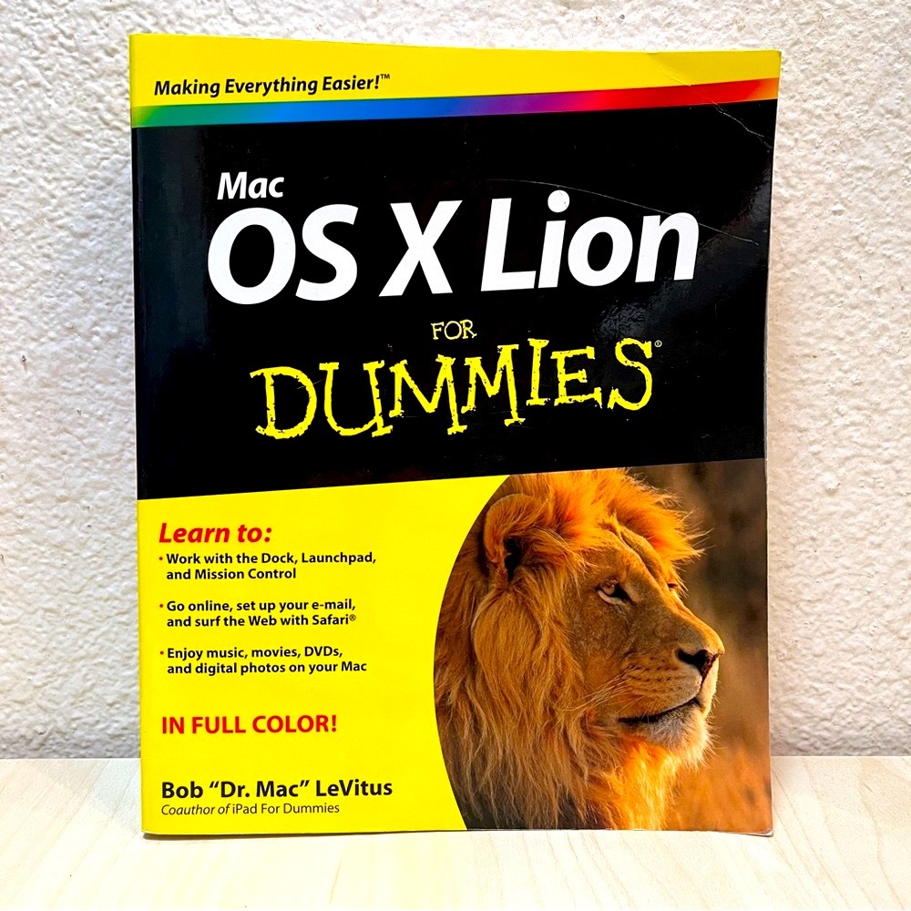 Mac OS X Lion for dummies. New.nwt.